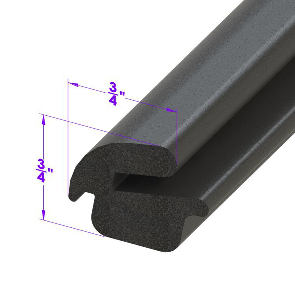 Trunk Seal Installs in trunk gutter, Sponge Rubber; LP 50