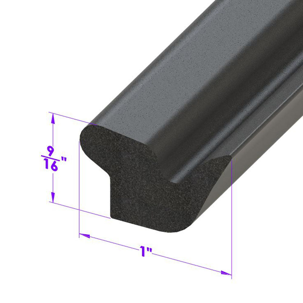 Decklid Seal Fits lower edge and sides of decklid, Sponge Rubber; LP 52