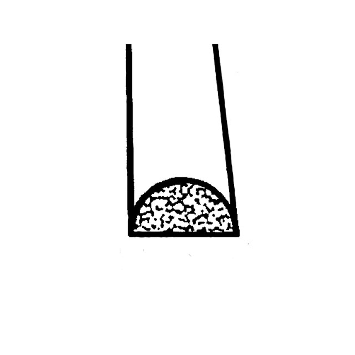 Door side seal For Shelby Cobra 1963-1967; LP 54-A
