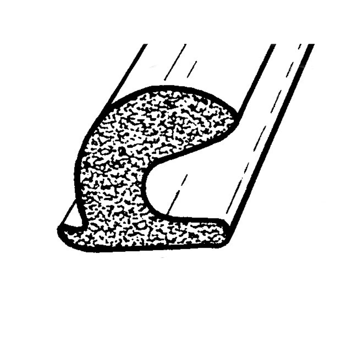 Trunk Seal Sponge Rubber; LP 56