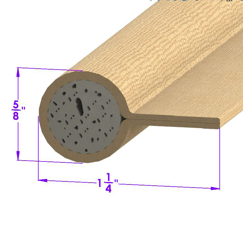 Tan, Cloth-Covered Sponge Windlace; LP 57-C
