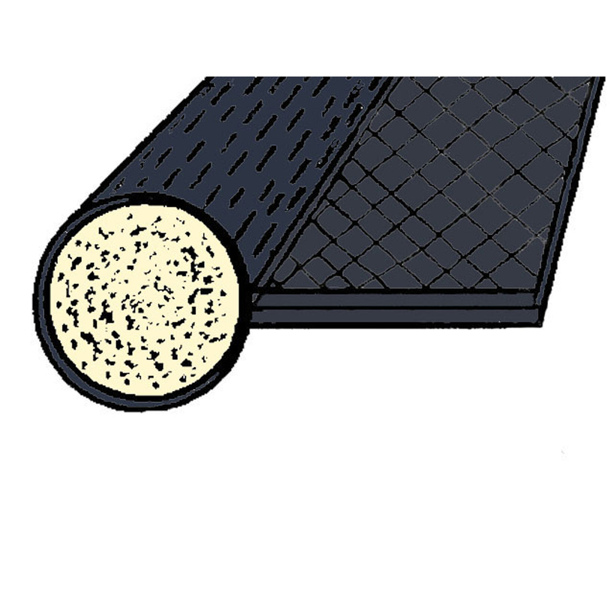 Navy, Cloth-Covered Sponge Windlace; LP 57-E
