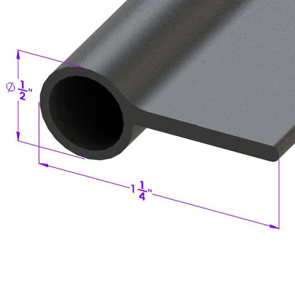 Door Top and Side Seal All Rubber; LP 57-F