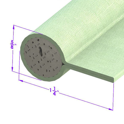 Light Green, Cloth-Covered Sponge Windlace; LP 57-I
