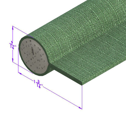 Forest Green, Cloth-Covered Sponge Windlace; LP 57-J