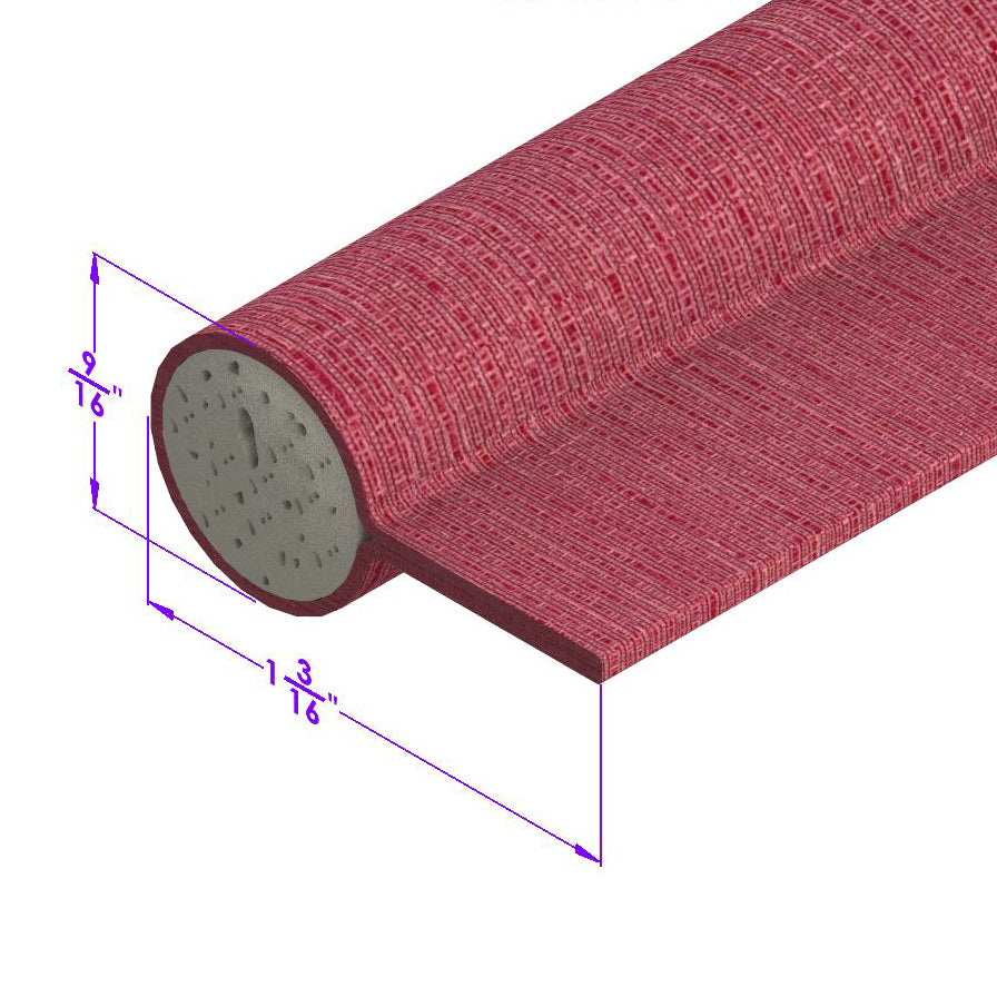 Maroon, Cloth-Covered Sponge Windlace; LP 57-K