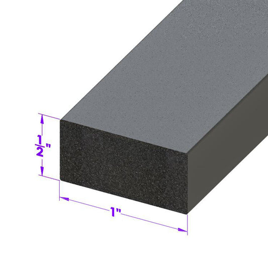 Trunk and Universal Seal Black Sponge, 1" Wide X 1/2" Thick; LP 58-B