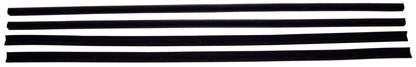 1970-1977 Ford Maverick 4 pc inner-outer window sweeps, belt line molding, felts