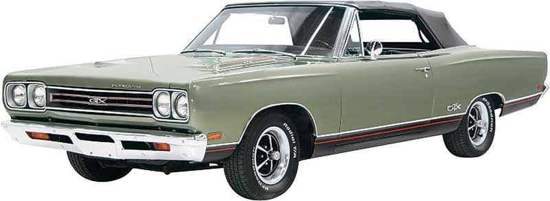 1967-70 PLYMOUTH BELVEDERE, GTX, ROADRUNNER & SATELLITE "B Body" Convertible Vinyl Top, Vinyl Window & Pads