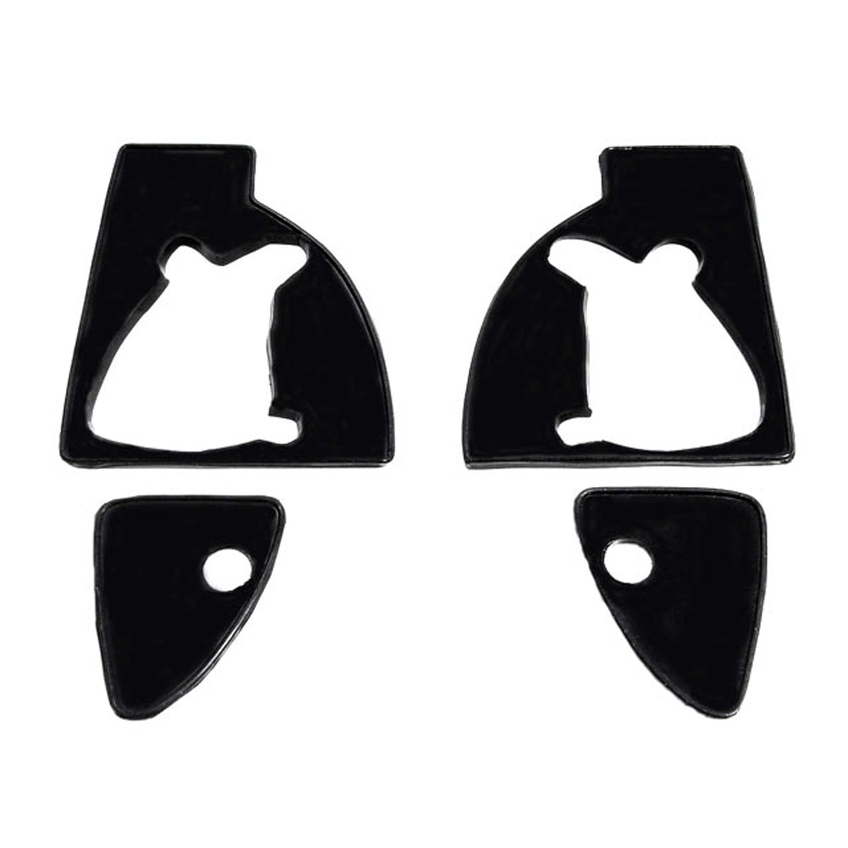 Door Handle Beaded Mounting Pad Set For Mercury Montclair 1955-1956; MP 1007-J