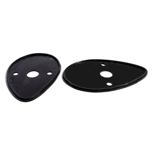 Turn Signal Pads For BMW Isetta 1958 2-3/4" wide X 4-1/4" long, Black; MP 116