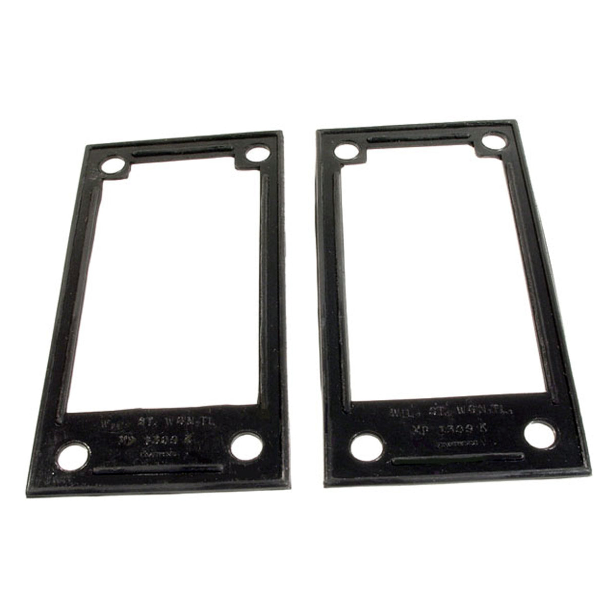 Tail-light Pads For Willys Station Wagon 1953-1955 3-1/2" wide; MP 1309-K