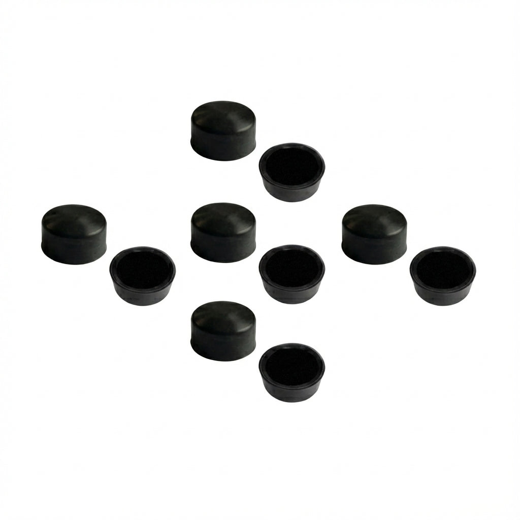 Cap-Screw Cover 0.62" (15.7mm) X 0.44" (11.2mm), Heat-proof Silicone; NC 10-A