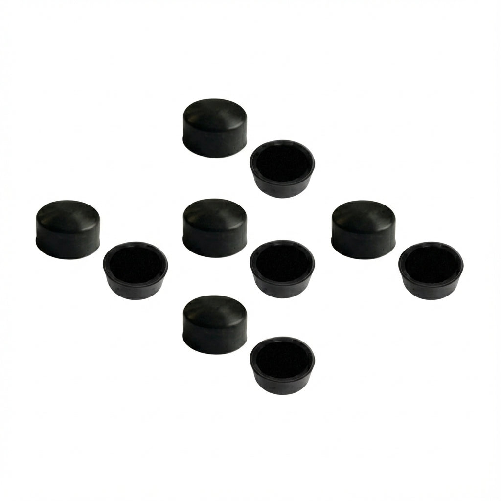 Cap-Screw Cover 0.56" (14.2mm) X 0.39" (9.9mm), Heat-proof Silicone; NC 9