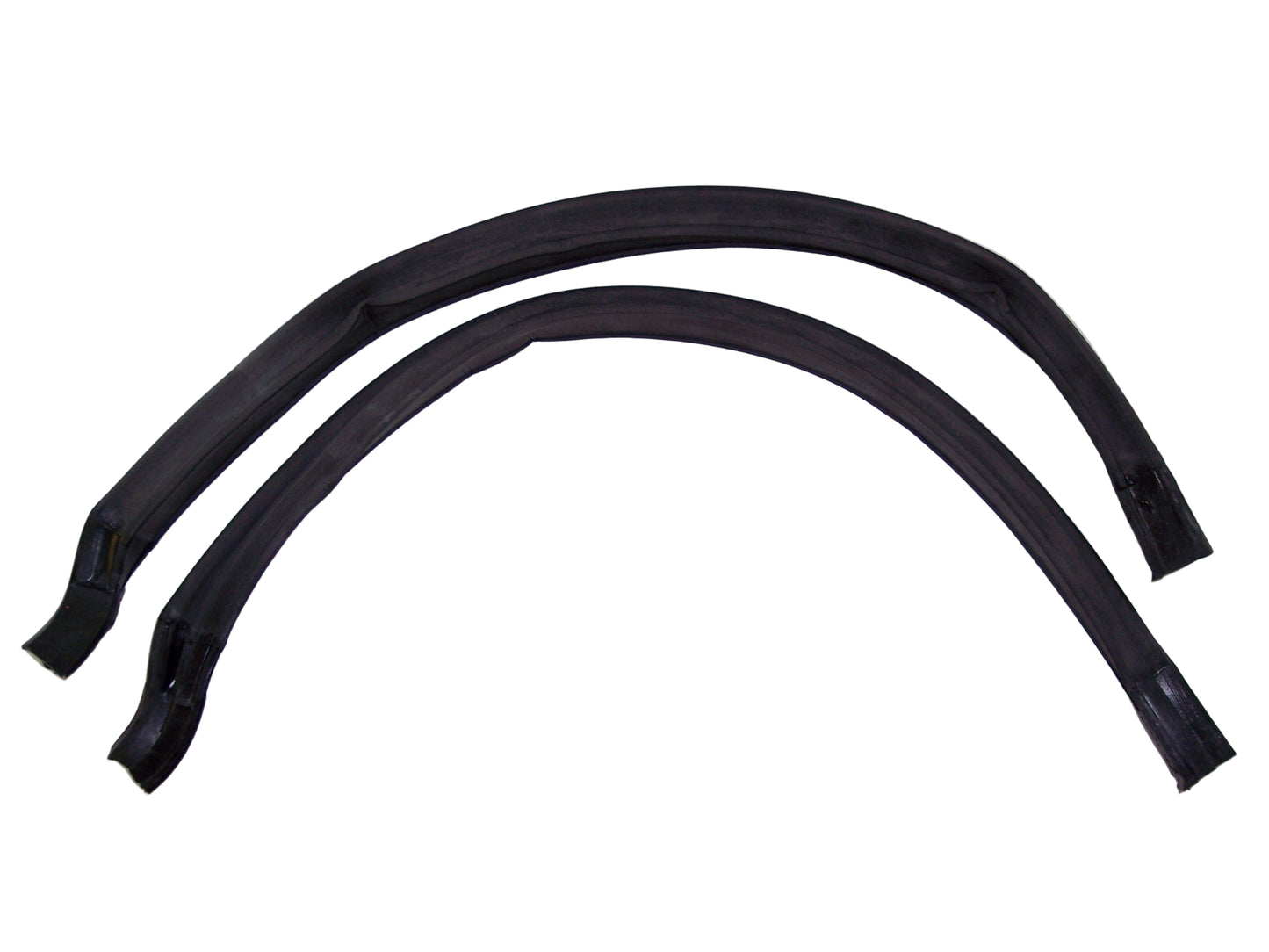 1965-1966 Ford Galaxie 500 & XL convertible A-pillar post weatherstrip seals, pr