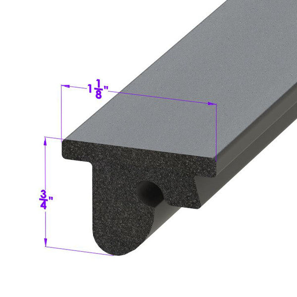 Roof Rail Seals 2-Door Hardtop American Motors Javelin 1971-1974; RR 101-D/S