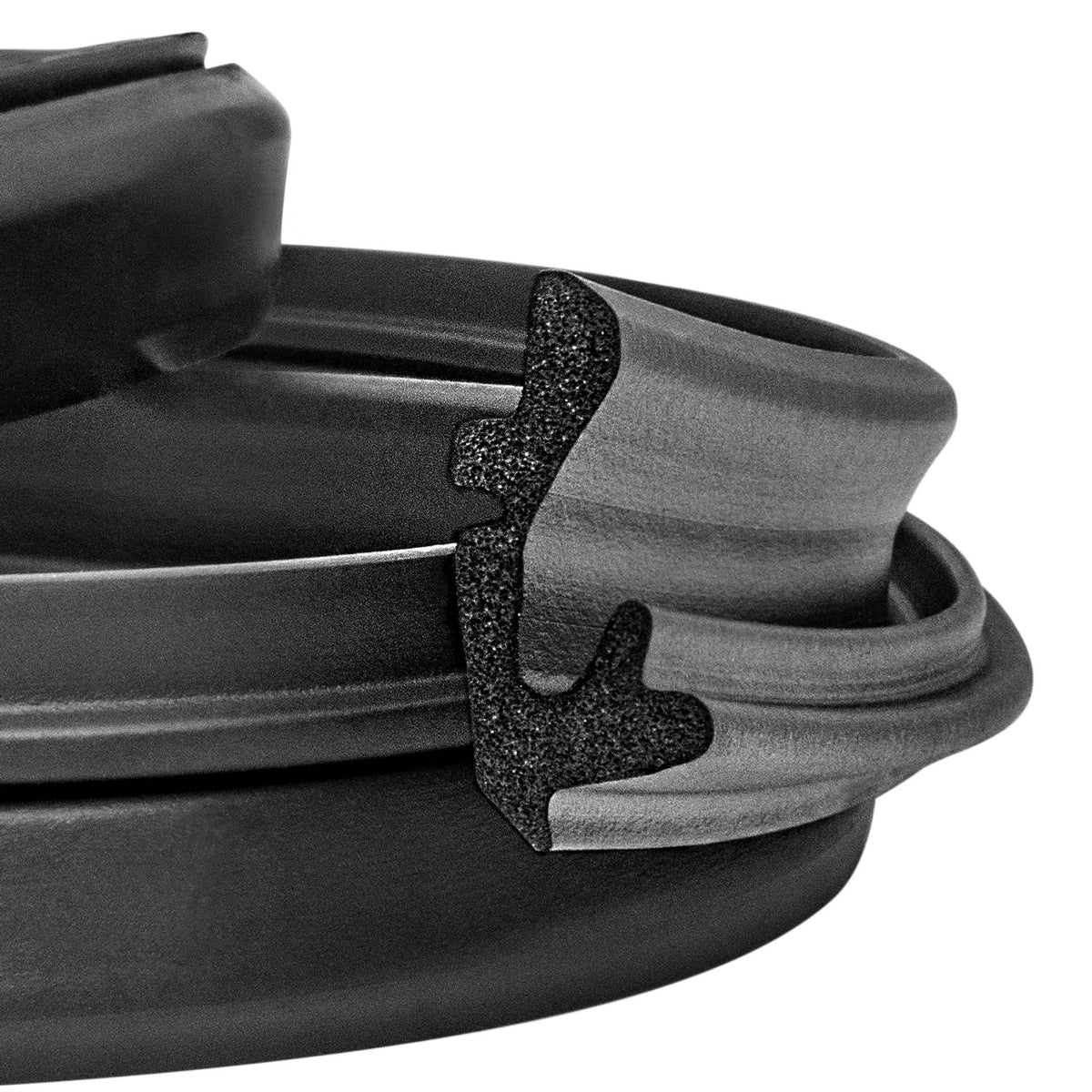 Roof-rail seals 2-Door Hardtop For Plymouth Barracuda 1967-1969; RR 4001-D