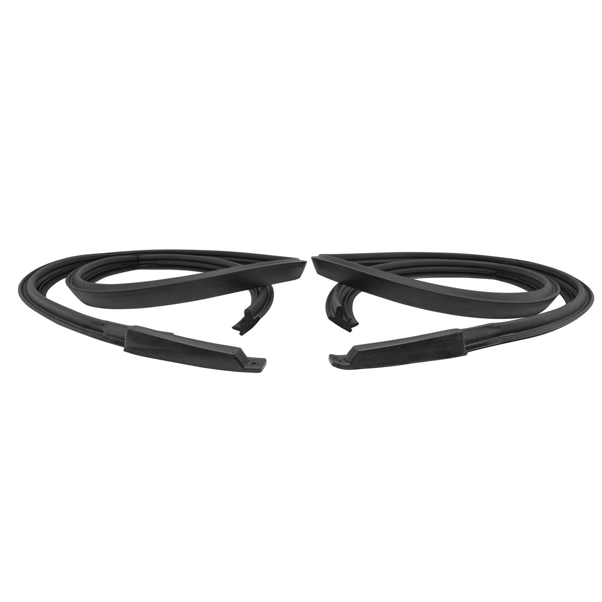Molded Roof Rail Seals, for 63-64 Deville/Series 62 2-Door Hardtop; RR 5005-C