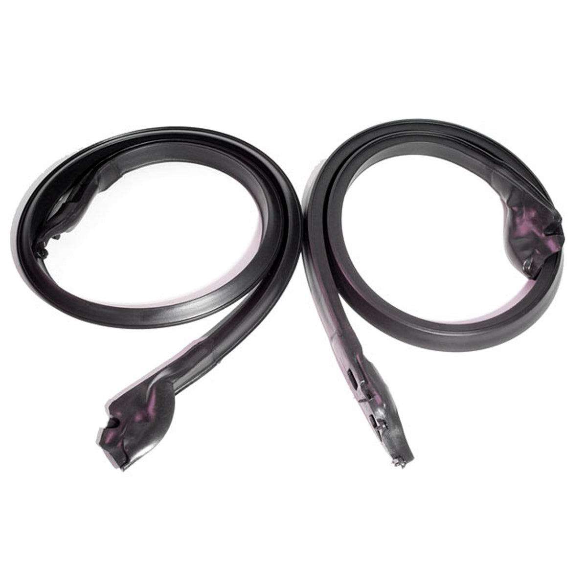 Roof Rail Seals W/ Molded Ends (Pair R&L) For Alfa Romeo Sprint 1977; RR 5019-E