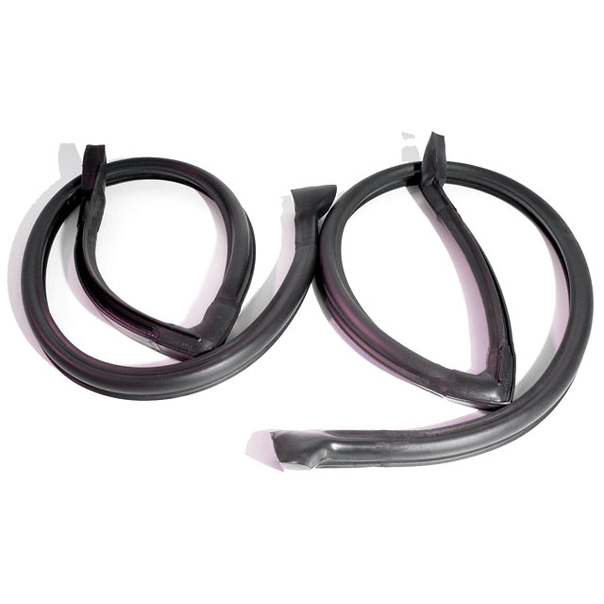 Roof Rail Seals with Molded Ends For Chevrolet Camaro 1982-1992; RR 7003