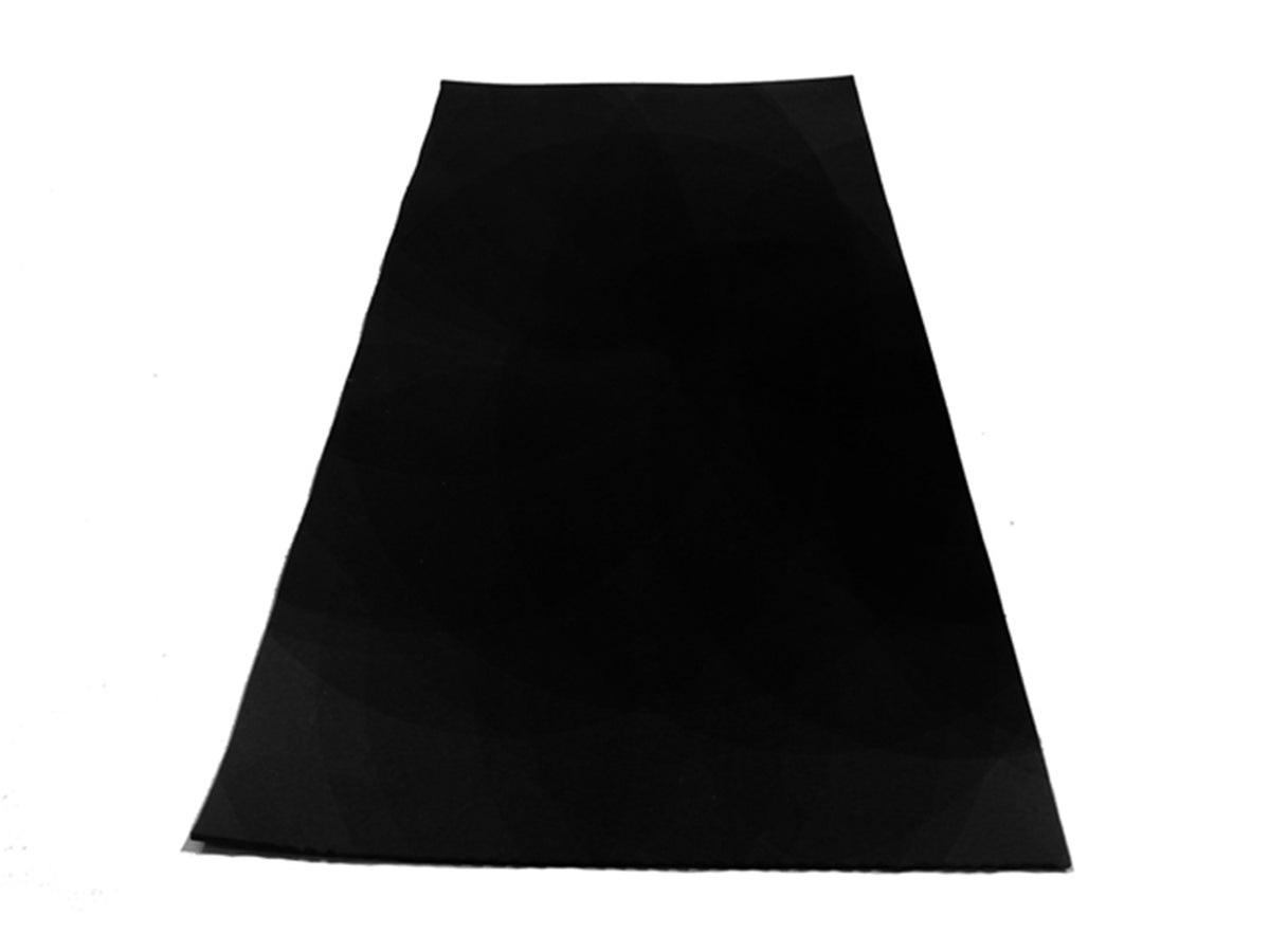 Solid Rubber Sheet 5" Wide, 14" Length, 1/16" Thick; S 16-0514