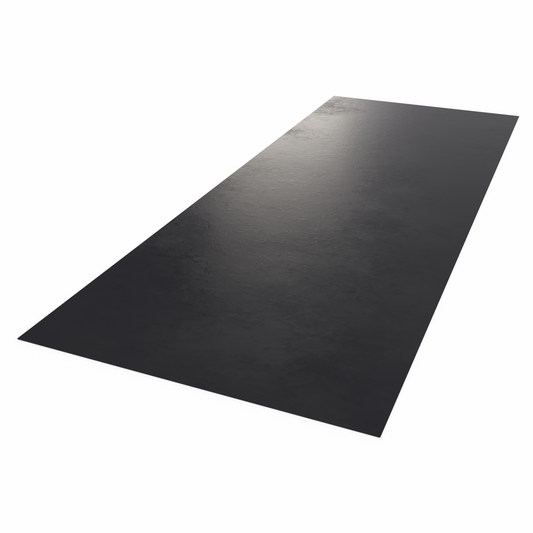 Solid Rubber Sheet 3' Wide, 8' Length, 1/16" Thick; S 16-3696
