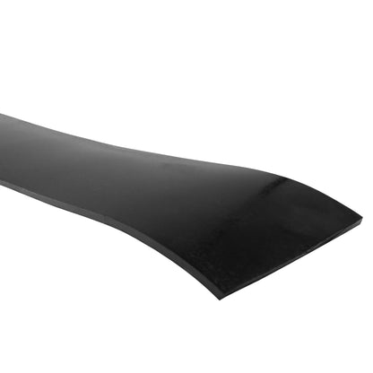 Solid Rubber Sheet 2" Wide, 3' Length, 1/8" Thick; S 18-0236