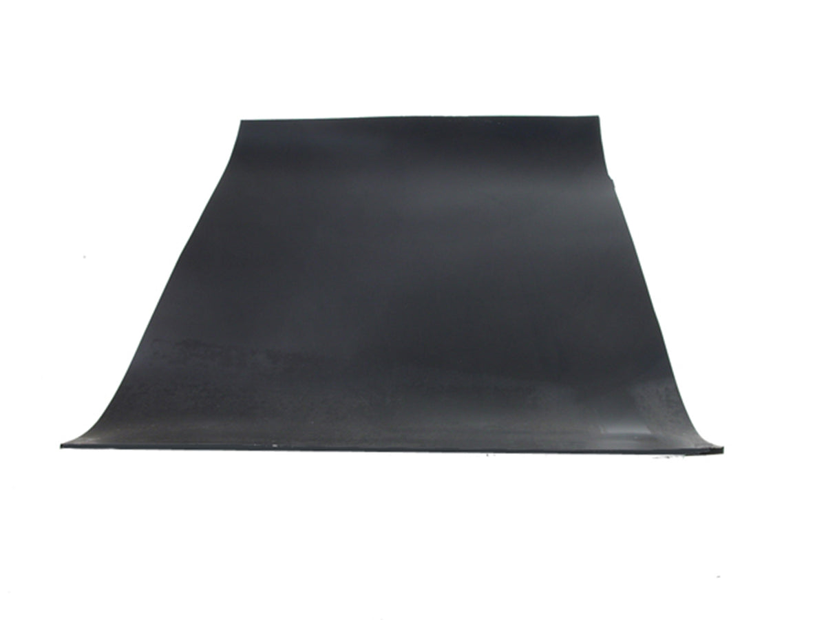 Solid Rubber Sheet 10" Wide, 14" Length, 1/8" Thick; S 18-1014