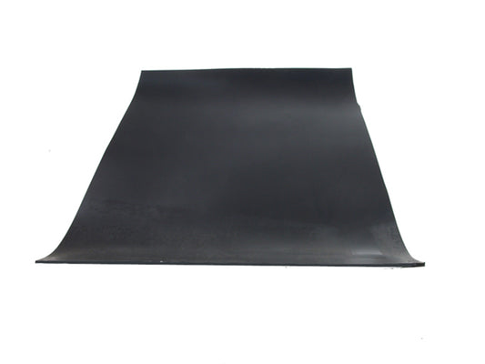 Solid Rubber Sheet 10" Wide, 14" Length, 1/8" Thick; S 18-1014