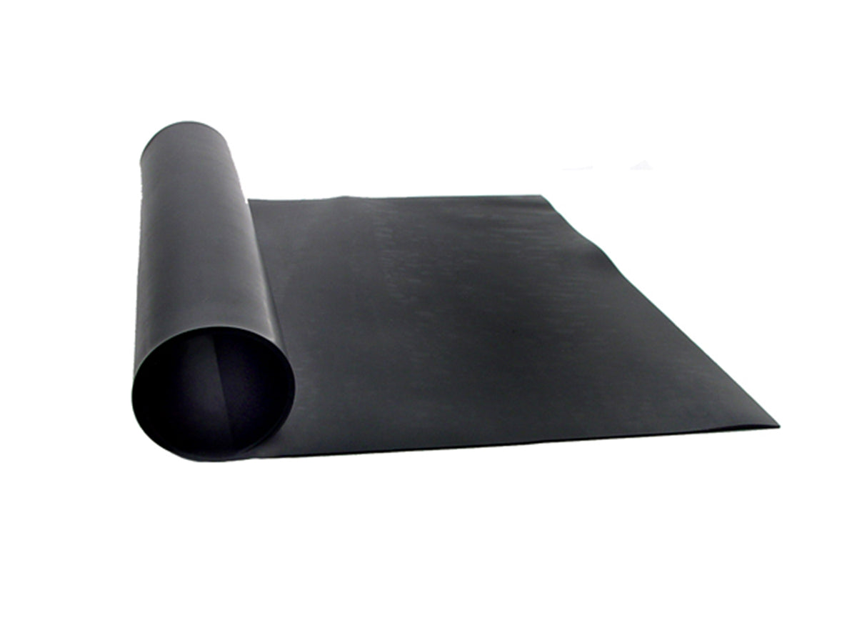 Solid Rubber Sheet 10" Wide, 14" Length, 1/32" Thick; S 32-1014