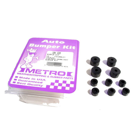 Hide Away Headlight Bumper Kit 10-Piece For Chevrolet Caprice 1968; SBK 320