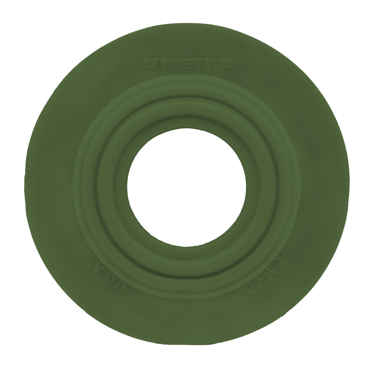 Dimmer Switch Grommet 2-1/2" Flange, 1" ID, Olive, Rubber; SM 80-G
