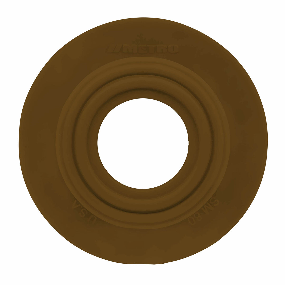 Dimmer Switch Grommet 2-1/2" flange, 1" I.D, Medium Saddle Brown, Rubber SM 80-K