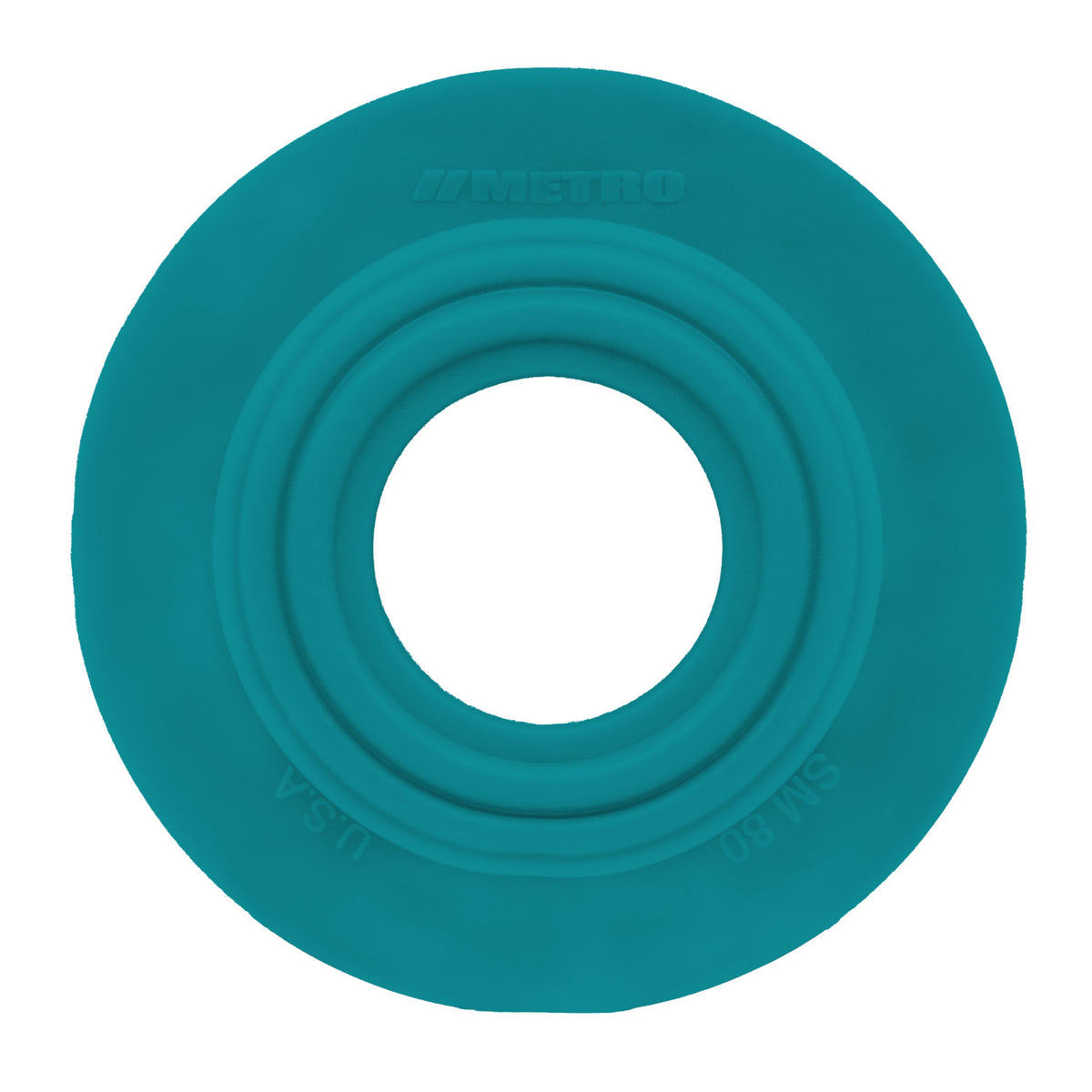 Dimmer Switch Grommet 2-1/2" flange, 1" I.D, Teal Green, Rubber; SM 80-M