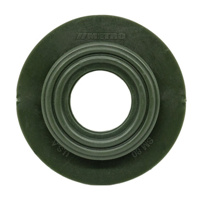 Dimmer Switch Grommet 2-1/2" flange, 1" I.D, Moss Green, Rubber; SM 80-N