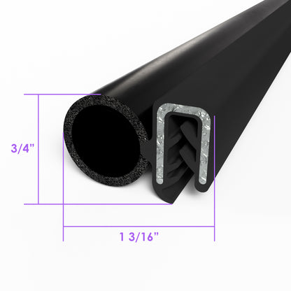 Press-on trim seal 25' length; TS 2-C/25