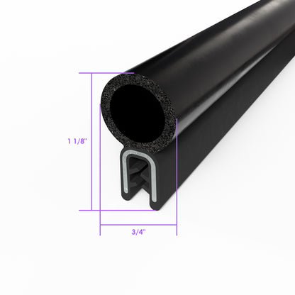 Pinchweld Trim Seal 25' length; TS 3-25