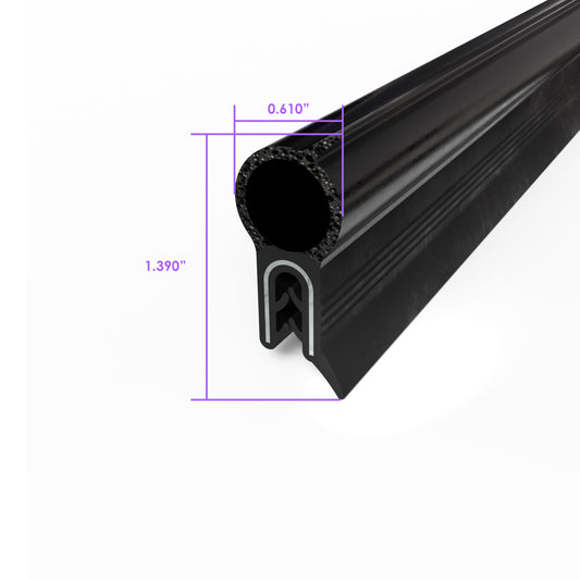 Trunk/Hatchback With Bulb Seal; TS 3-A/20 20'