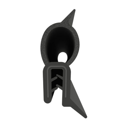 Pinchweld Trim Seal. Made of all rubber, with a steel core ; TS 3-C