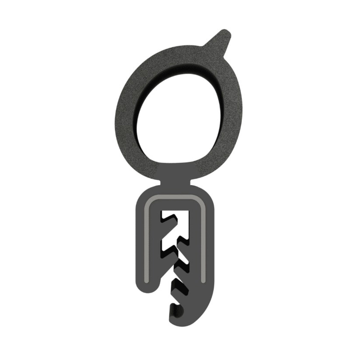 Pinchweld Trim Seal. Made of all rubber, with a steel core ; TS 3-E