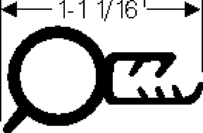 1977-1996 Buick, Cadillac, Chevrolet, Pontiac & Oldsmobile trunk seal, click for a list