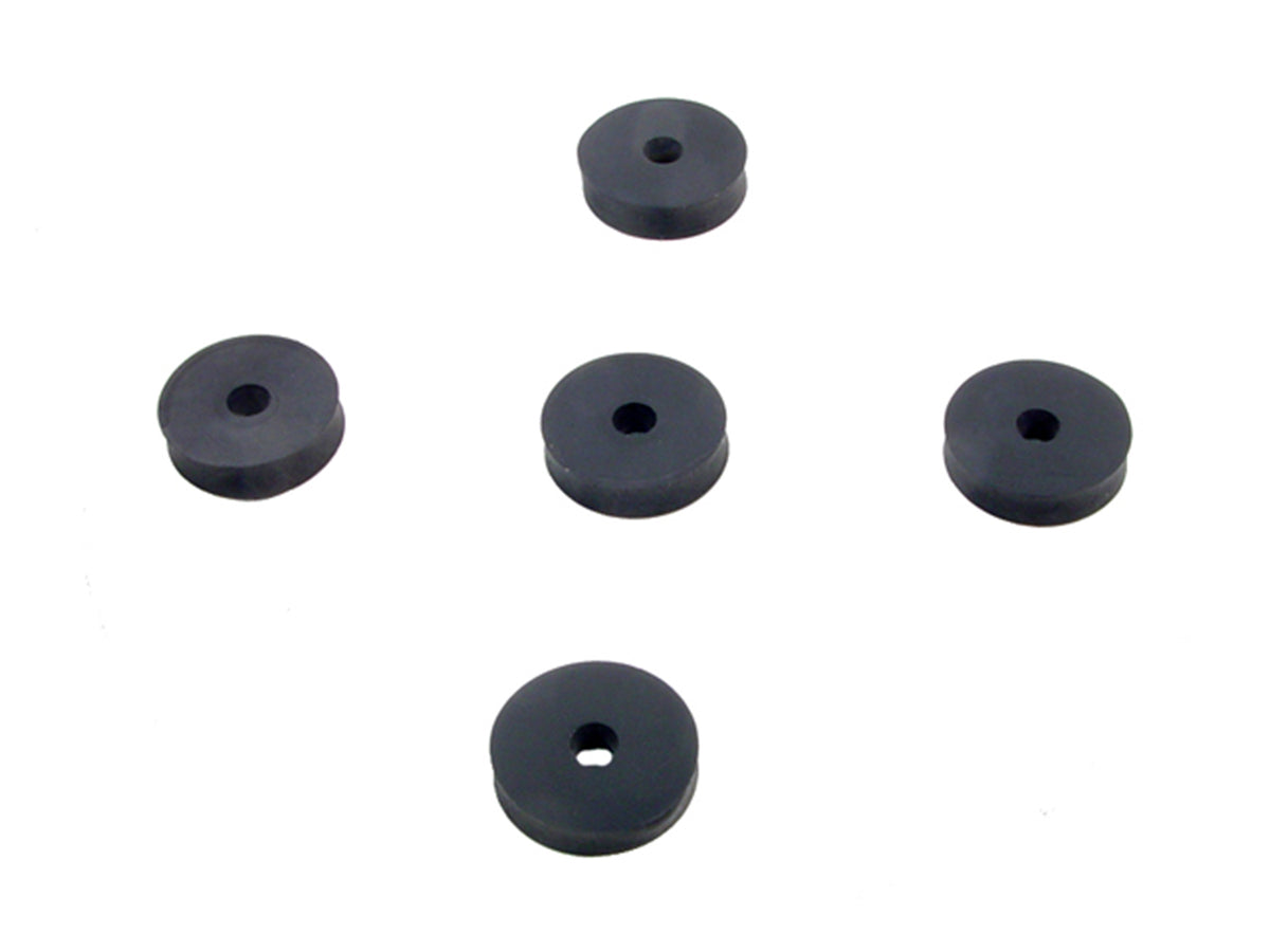Flat Rubber Washers 1/4" I.D, 1" O.D, 1/4" thick, 5-Piece; UW 41