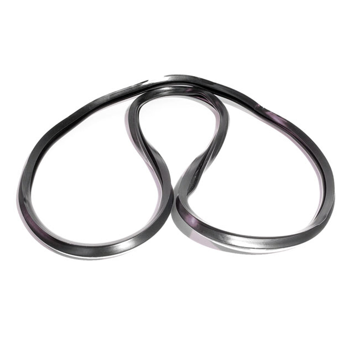 Vulcanized Side Rear-Rear Sliding Window Seal For Willys Station Wagon; VQT 9601