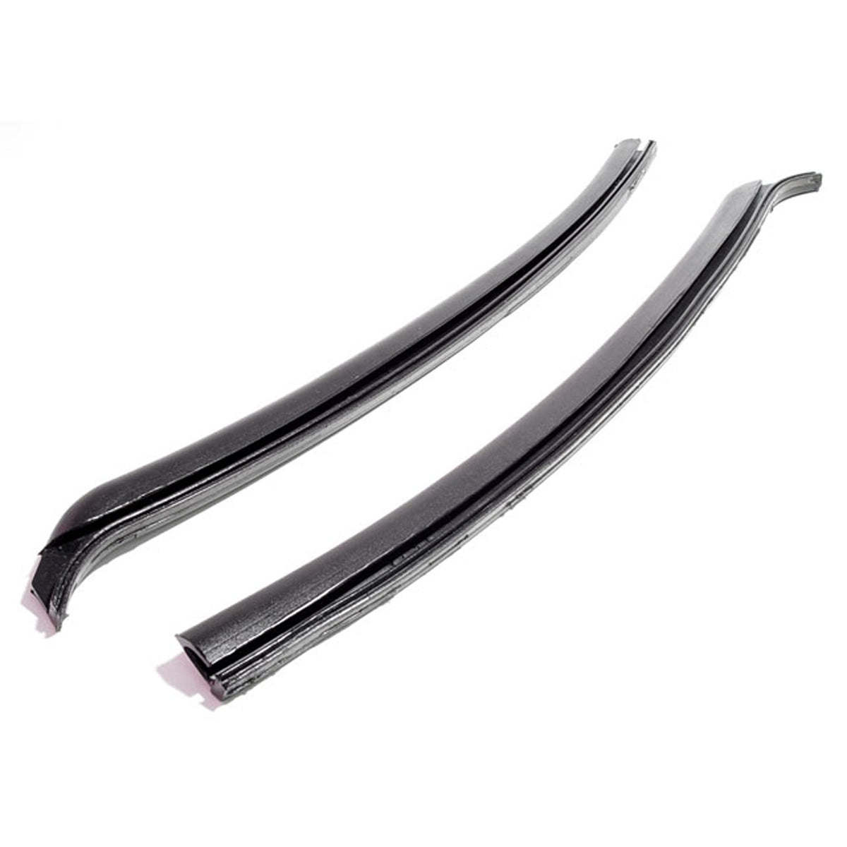 Rear Roll-Up Window Seals (Pair) For Buick Skylark, Special 1966-1967; VS 3-L