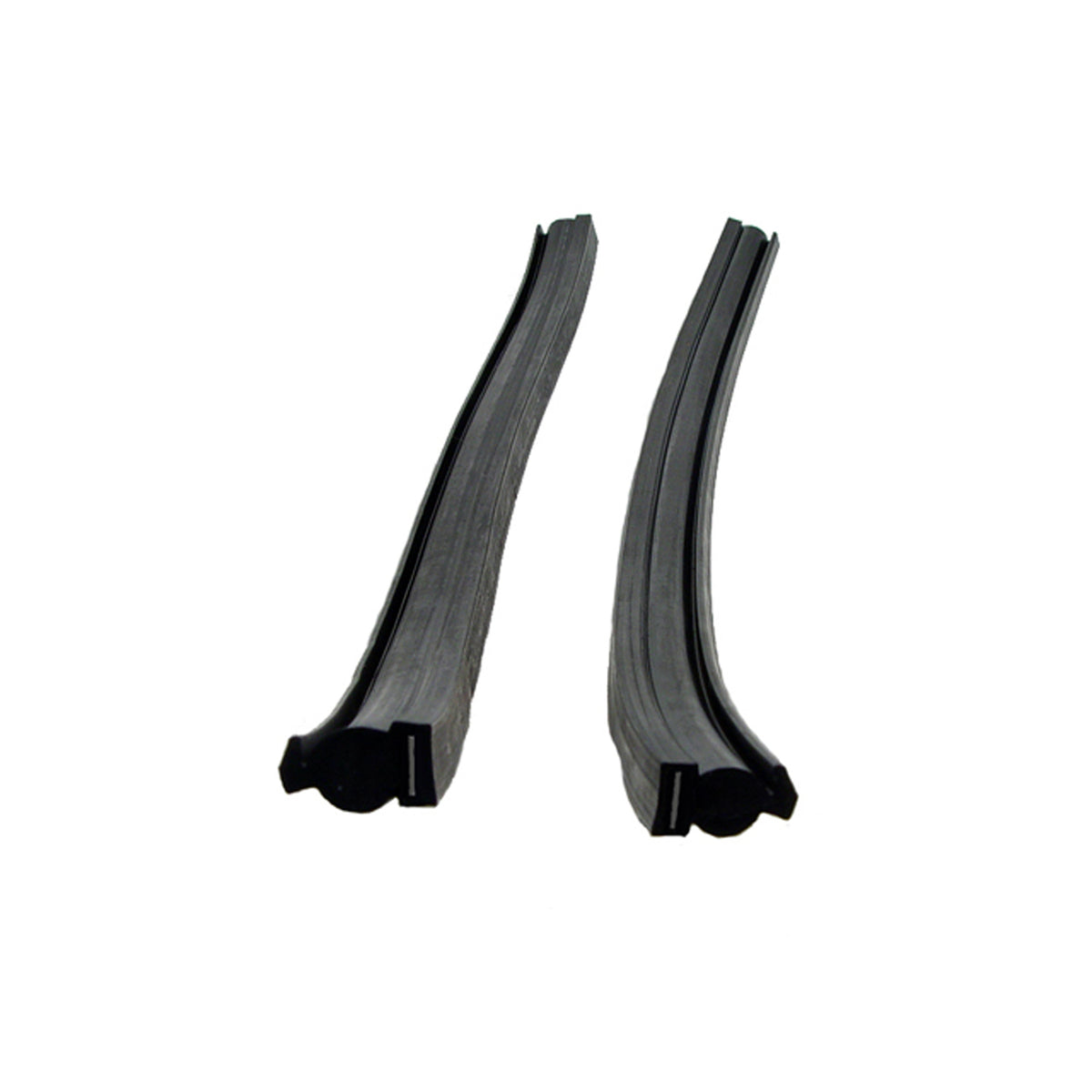 14" long Rear Roll-Up Seals - Two pieces For Mercury Monterey 1952-1954; VS 4-C