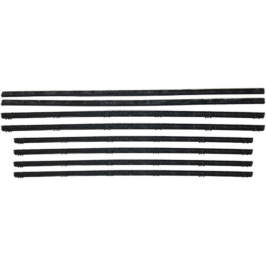 Window Sweeper Kit -2 Door Sedan(8 pieces) For Ford Fairlane 1963-65; WC 1400-20