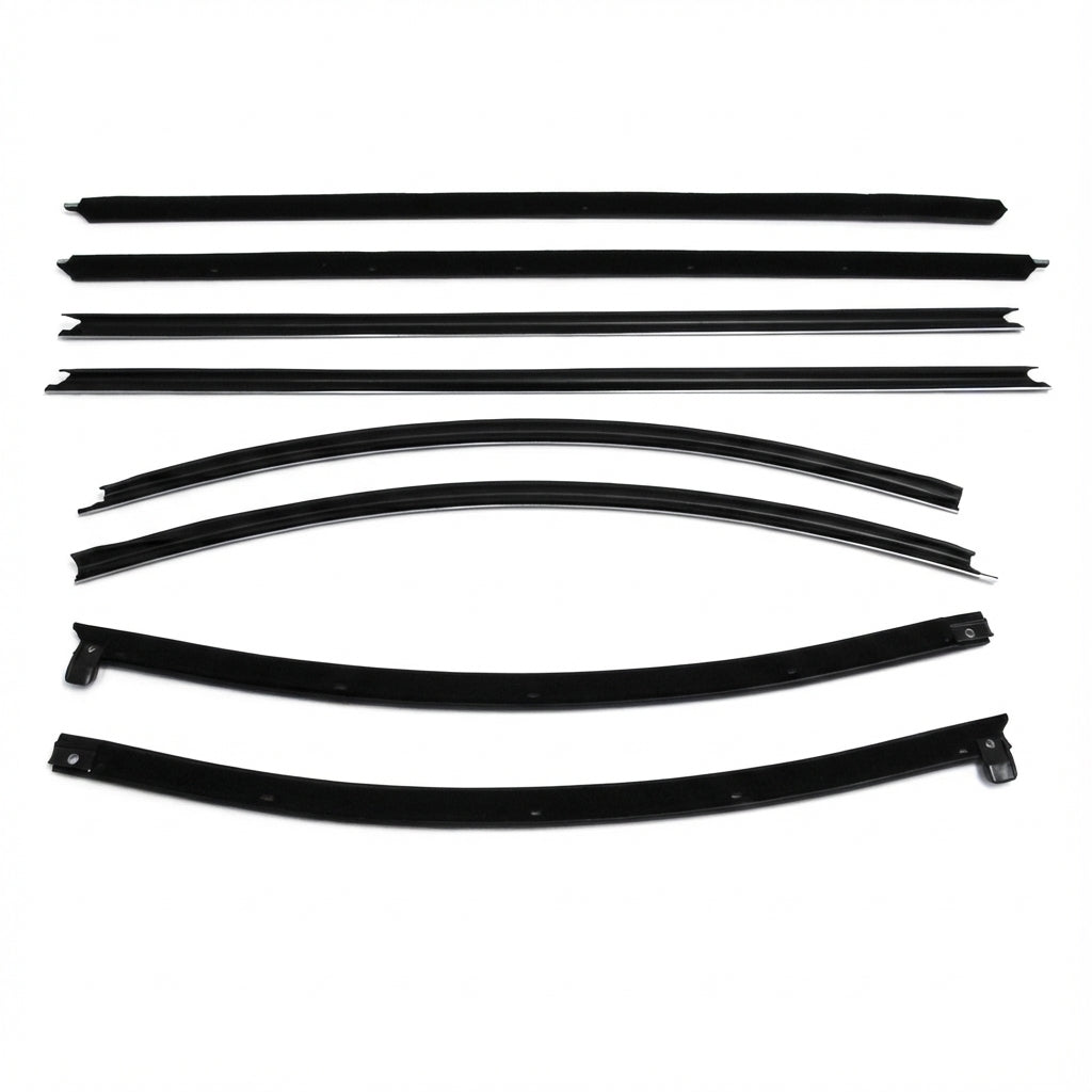 Window Sweeper Kit - 2 Door Hardtop (8 Pc) For Buick Skylark 1969; WC 1700-20