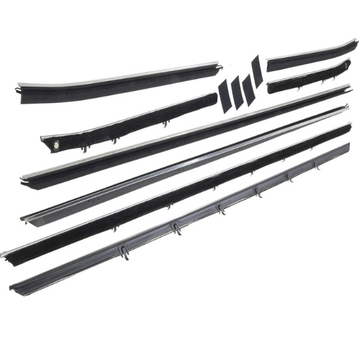 Window Sweeper Kit 8-Piece For Chevrolet Camaro 1968-1969; WC 2008-18