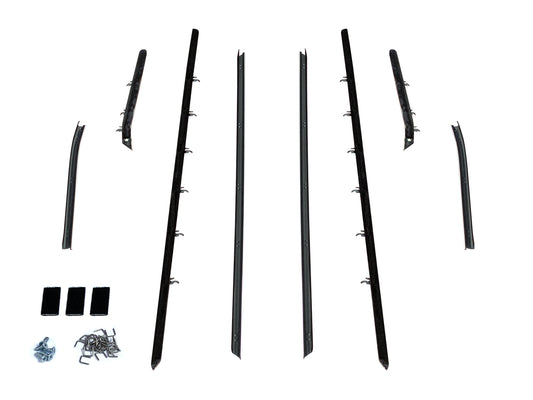 Window Sweeper Kit 8-Piece For Chevrolet Camaro 1968-1969; WC 2008-19