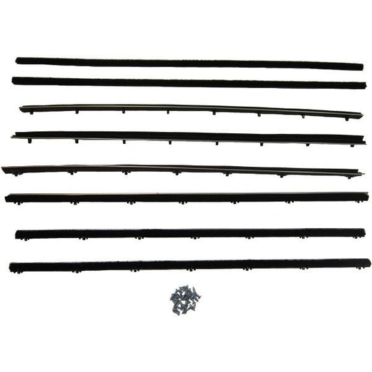 Window Sweeper Kit Fits 66-67 Dodge/Plymouth 2 Door Hardtop 8 Piece kit